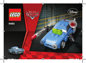 Bruksanvisning Lego set 9480 Cars Finn McMissile