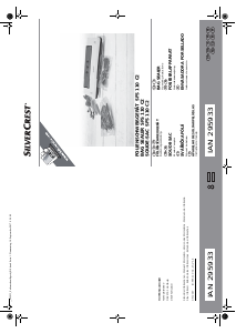 Manual SilverCrest IAN 295933 Vacuum Sealer