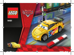 Manual de uso Lego set 9481 Cars Jeff Gorvette