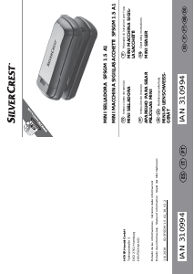 Manual de uso SilverCrest IAN 310994 Sellador de vacío