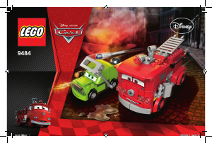 Handleiding Lego set 9484 Cars Red redt zich eruit