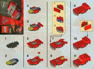 Bruksanvisning Lego set 30121 Cars Grem