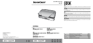 Manual SilverCrest IAN 104399 Waffle criador
