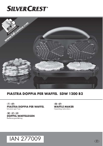Manuale SilverCrest IAN 277009 Macchina per waffle