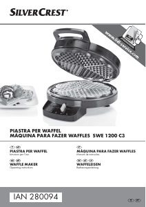 Manuale SilverCrest IAN 280094 Macchina per waffle
