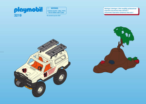 Manual Playmobil set 3219 Outdoor Offroad-pickup