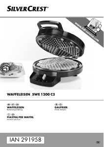Manuale SilverCrest IAN 291958 Macchina per waffle