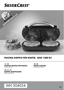 Manuale SilverCrest IAN 304054 Macchina per waffle