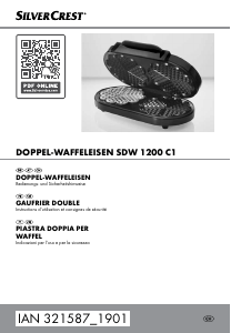 Manuale SilverCrest IAN 321587 Macchina per waffle