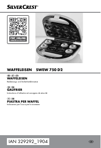 Manuale SilverCrest IAN 329292 Macchina per waffle