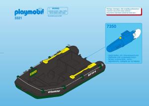 Manual de uso Playmobil set 3321 Outdoor Aventura del agua salvaje