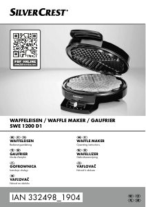 Manual SilverCrest IAN 332498 Waffle Maker