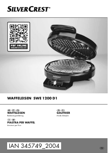 Manuale SilverCrest IAN 345749 Macchina per waffle