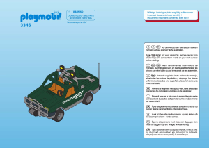 Manual de uso Playmobil set 3346 Outdoor Todoterreno 4×4