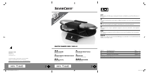 Εγχειρίδιο SilverCrest IAN 75440 Κατασκευαστής βαφλών