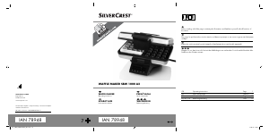 Manual SilverCrest IAN 78948 Aparat de vafe