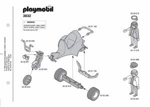 Manual de uso Playmobil set 3832 Outdoor Moto trike