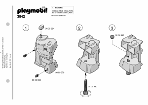 Manual de uso Playmobil set 3842 Outdoor Escalador