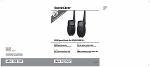 Manuale SilverCrest IAN 103107 Ricetrasmittente