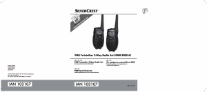 Εγχειρίδιο SilverCrest IAN 103107 Walkie-talkie