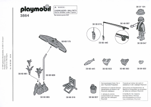 Manual de uso Playmobil set 3864 Outdoor Pescador de caña
