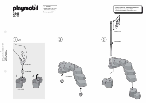 Manuale Playmobil set 3865 Outdoor Orche