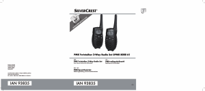 Käyttöohje SilverCrest IAN 93835 Kannettava radiopuhelin