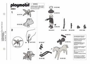 Manuale Playmobil set 3884 Outdoor Guardia forestale