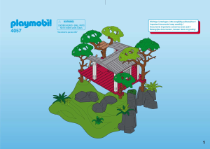 Manuale Playmobil set 4057 Outdoor Casa sull'albero