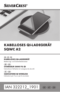 Manuale SilverCrest IAN 322212 Caricabatterie wireless