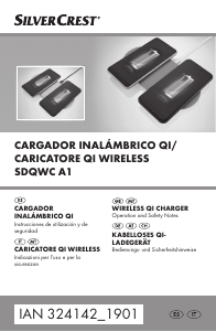 Manuale SilverCrest IAN 324142 Caricabatterie wireless