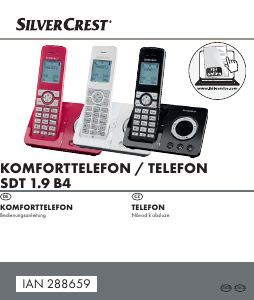 Manuál SilverCrest IAN 288659 Bezdrátový telefon