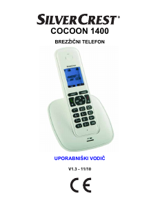 Priročnik SilverCrest IAN 57009 Brezžični telefon