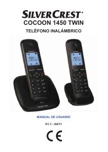 Manual de uso SilverCrest IAN 64086 Teléfono inalámbrico