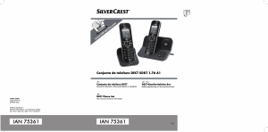 Manual SilverCrest IAN 75361 Telefone sem fio