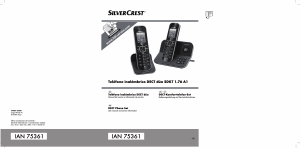 Manual de uso SilverCrest IAN 75361 Teléfono inalámbrico