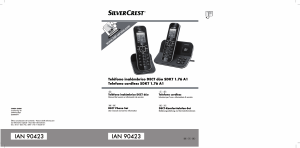 Manual de uso SilverCrest IAN 90423 Teléfono inalámbrico