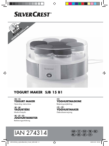 Handleiding SilverCrest IAN 274314 Yoghurtmaker