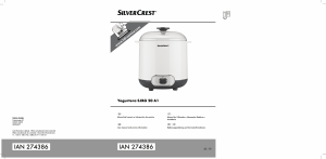 Manual de uso SilverCrest IAN 274386 Yogurtera