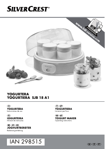 Manuale SilverCrest IAN 298515 Yogurtiera