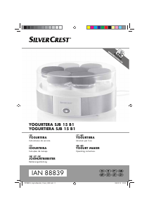 Manual SilverCrest IAN 88839 Iogurteira