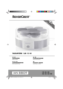 Handleiding SilverCrest IAN 88839 Yoghurtmaker