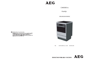 Bruksanvisning AEG C44006VA Komfyr