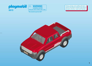 Manual de uso Playmobil set 5615 Outdoor Pickup