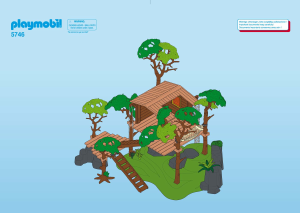 Manuale Playmobil set 5746 Outdoor Casa sull'albero