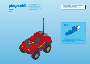 Manual de uso Playmobil set 5747 Outdoor Vehículo anfibio