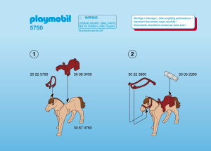 Manual de uso Playmobil set 5750 Outdoor Guarda bosques