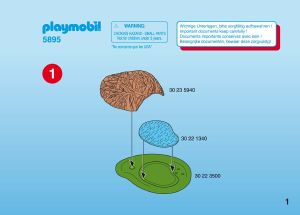 Mode d’emploi Playmobil set 5895 Outdoor Barrage de castor