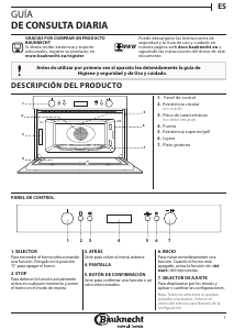 Manual de uso Bauknecht EMDR6 6638 PT Microondas