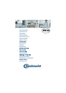 Руководство Bauknecht MW 80 IX Микроволновая печь